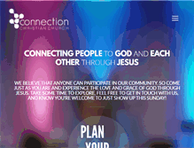 Tablet Screenshot of connectionchristian.org